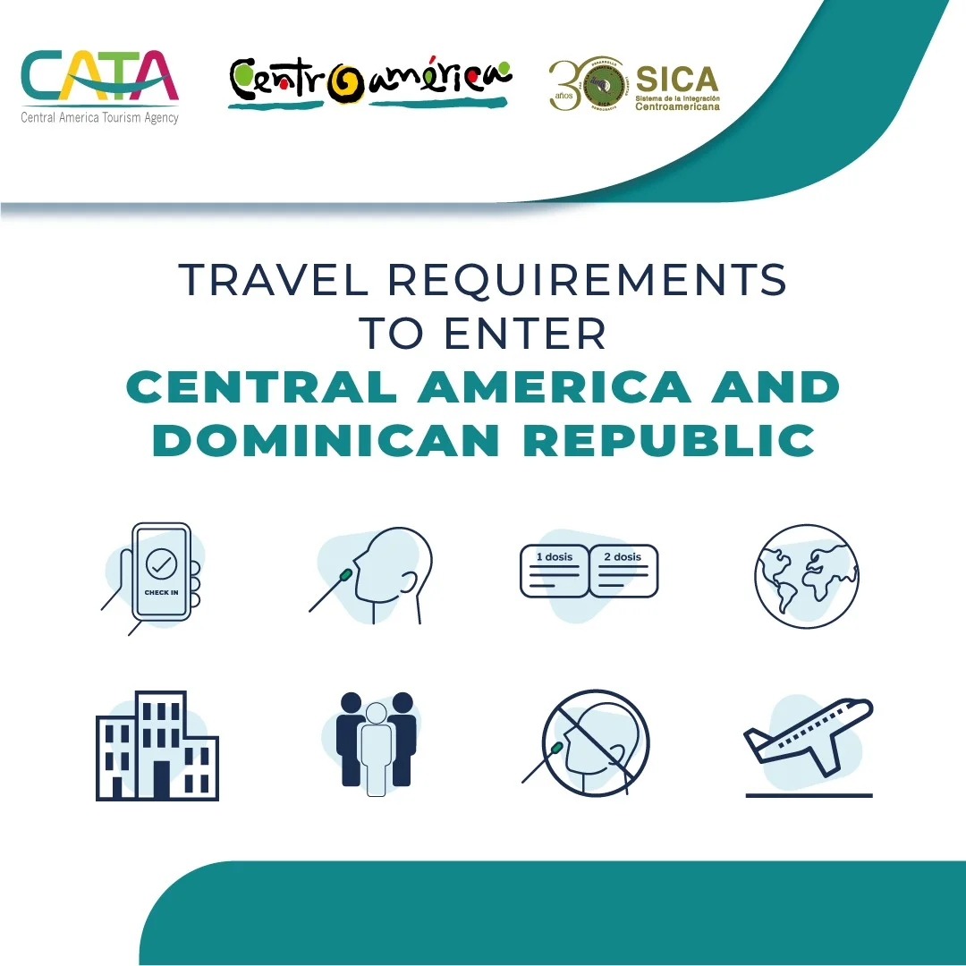 Travel requirements to enter Central America and Dominican Republic.